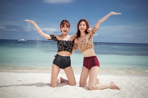 Mina_Swimsuit_韩版小碎花高腰两件式泳衣_Mina_Closet